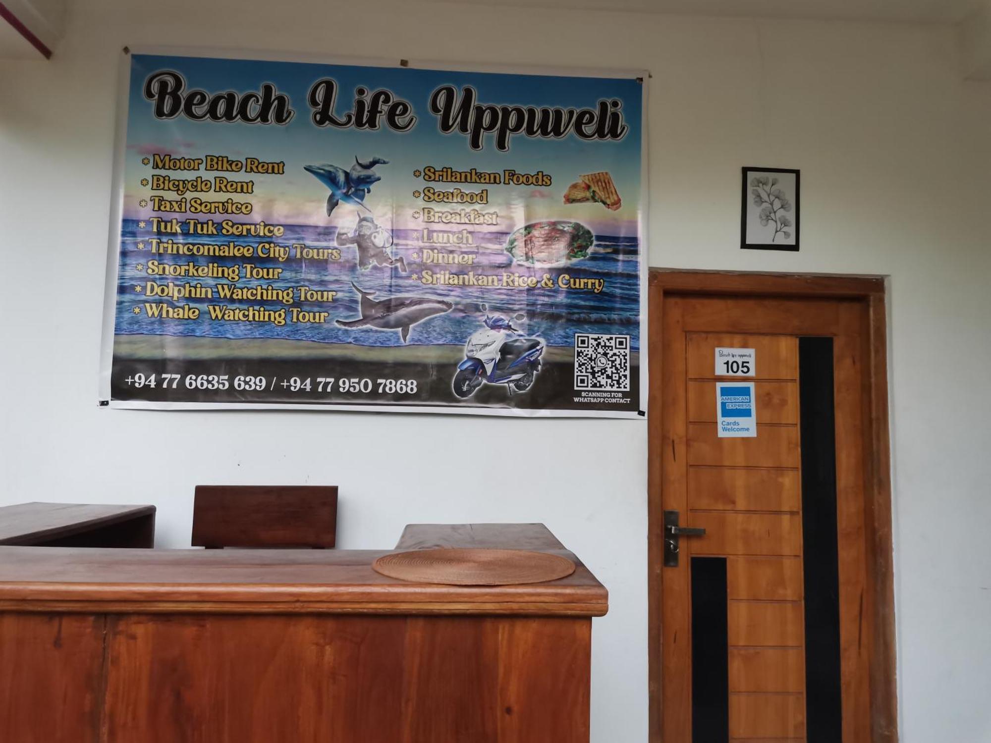 Beach Life Uppuveli Trincomalee Eksteriør billede